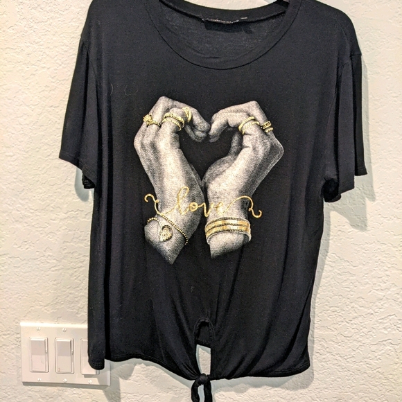 hippie chic Tops - hippie chic "love" tee